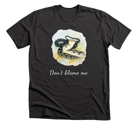Wear a snake on your heart!, a Dark Grey Heather Premium Unisex Tee
