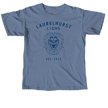Laurelhurst Lions Est. 1923, a Blue Jean Comfort Colors Unisex Tee