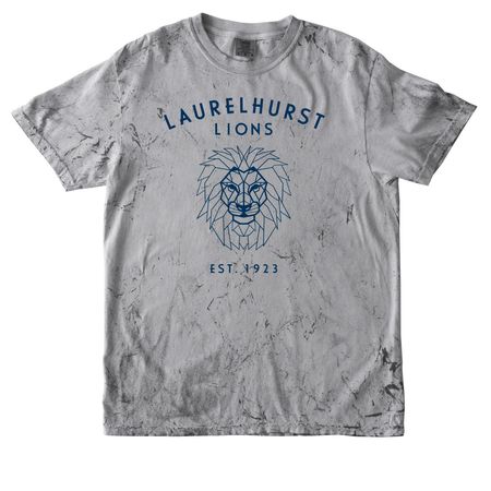 Laurelhurst Lions Est. 1923, a Smoke Comfort Colors Colorblast Tee