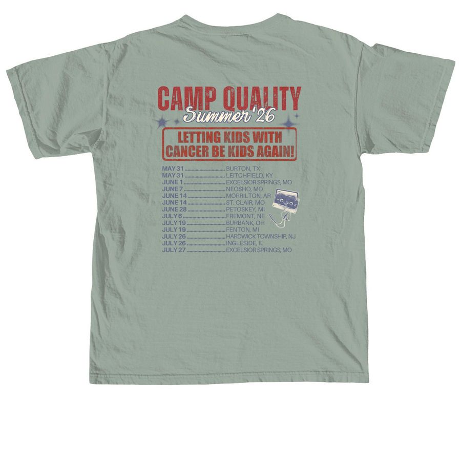 Summer Camp '26 Band Tee 2.0, a Bay Comfort Colors Unisex Tee