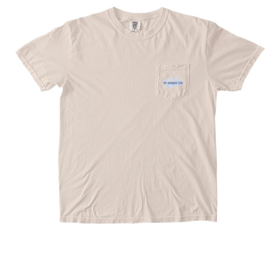 The Resilience Club, a Ivory Comfort Colors Pocket Tee