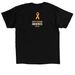 Agent Orange Awareness, a Black Classic Unisex Tee (back-view)