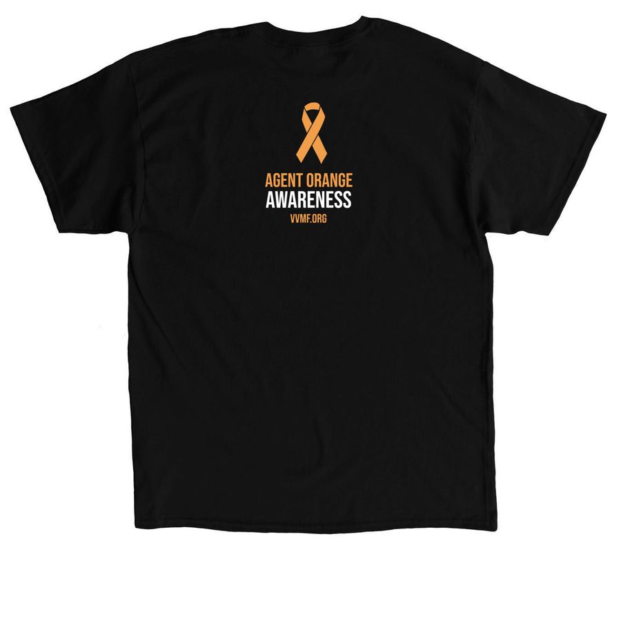 Agent Orange Awareness, a Black Classic Unisex Tee (back-view)