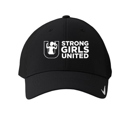 Strong Girls Hats, a Black Printed Nike Dri-FIT Legacy Performance Cap
