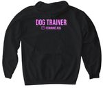 Brand, a Black Gildan Softstyle Pullover Hoodie (back-view)