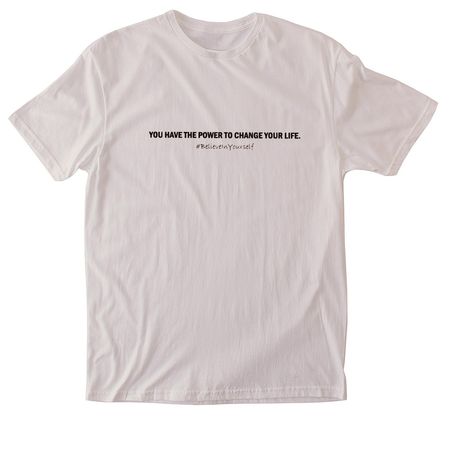 You Have The Power To Change Your Life., a Ice Grey Softstyle Cotton Tee