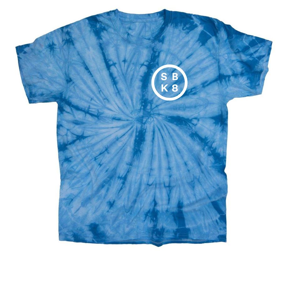 Salmon Bay Shirts, a Baby Blue Classic Tie Dye Tee