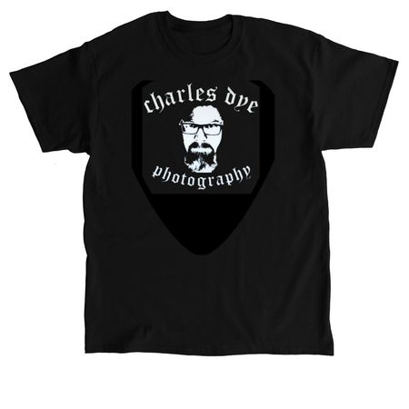 Charles Dye Photography Face logo, a Black Classic Unisex Tee