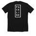 Paceline 2026, a Solid Black Blend Premium Unisex Tee (back-view)