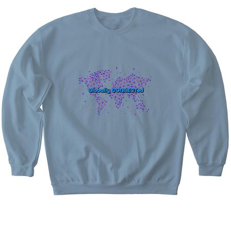 Globally CONNECTed 2026, a Stone Blue Softstyle Crewneck Sweatshirt
