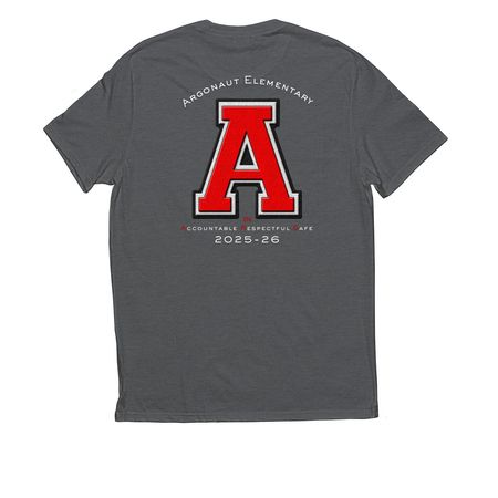 Spirit Wear 2025-26, a Terrain Grey Allmade Eco Triblend Unisex Tee (back-view)