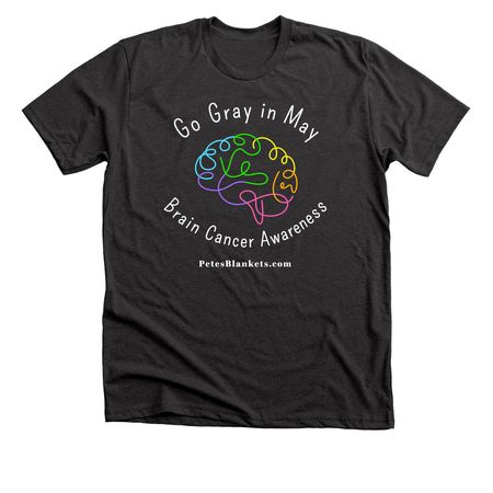 Go Gray., a Dark Grey Heather Premium Unisex Tee