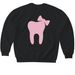 RDH, a Black Softstyle Crewneck Sweatshirt (back-view)