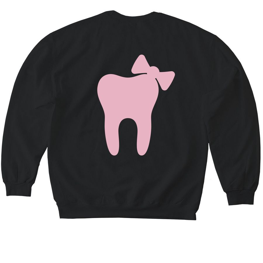 RDH, a Black Softstyle Crewneck Sweatshirt (back-view)