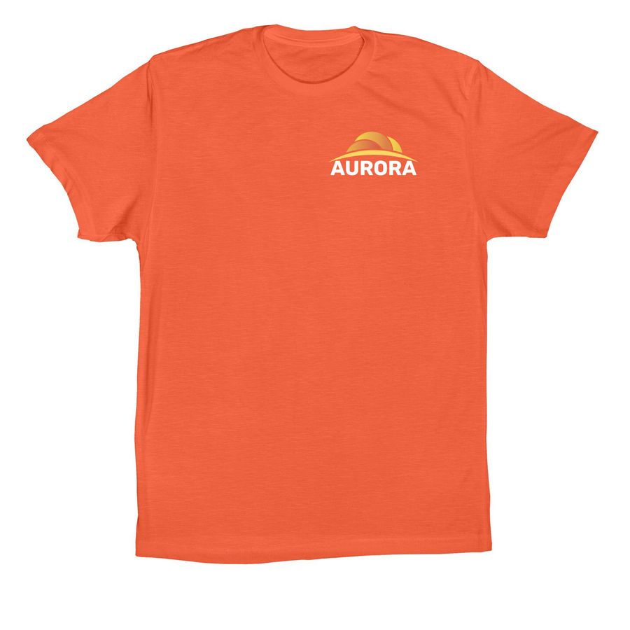 Aurora Heartfelt Coral Shirt, a Coral Premium Cotton Tee