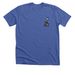 #BecauseOfBuddy, a Solid True Royal Premium Unisex Tee