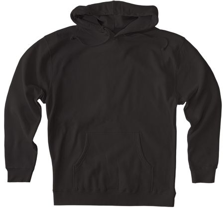 NEJ?, a Black Heavyweight Pullover Hoodie