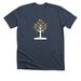 ALTUS Tree Tee, a Heather Midnight Navy Premium Unisex Tee
