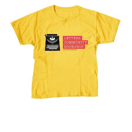 Letters Typewriter Logo Tee, a Daisy Youth Unisex Tee