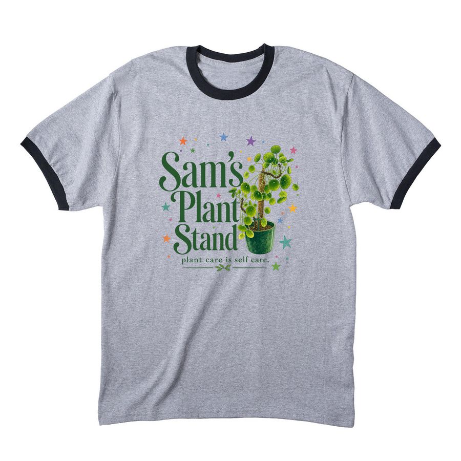 Team Sam Slater 2026 Walk Shirts&nbsp;, a Athletic Heather/ Jet Black Cotton Ringer Tee