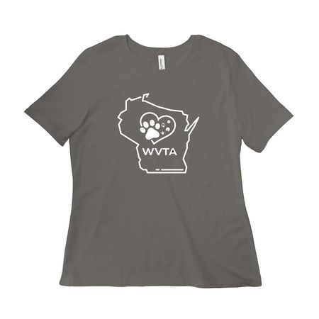 T-shirts - white logo, a Asphalt Women?s Relaxed Cotton Tee