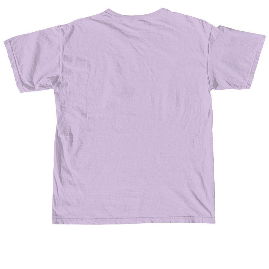 Earth Daughters Logo, a Orchid Comfort Colors Unisex Tee (back-view)