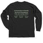 Fostering Hope - Dark, a Black Classic Long Sleeve Tee (back-view)