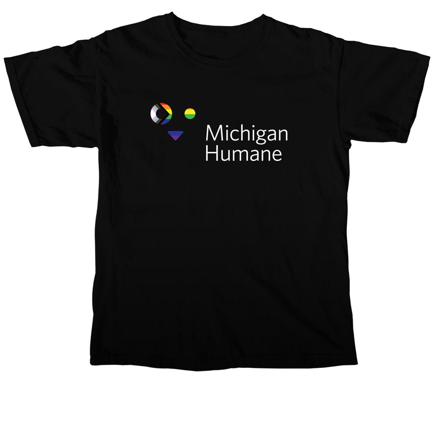 Michigan Humane x Ruth Ellis, a Black Comfort Colors Unisex Tee