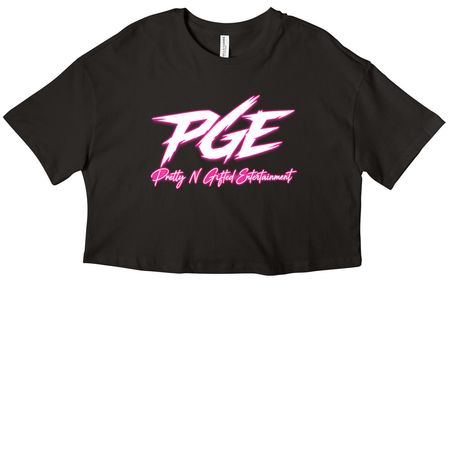 PRETTY N GIFTED, a Black Women?s Cropped Cotton Tee