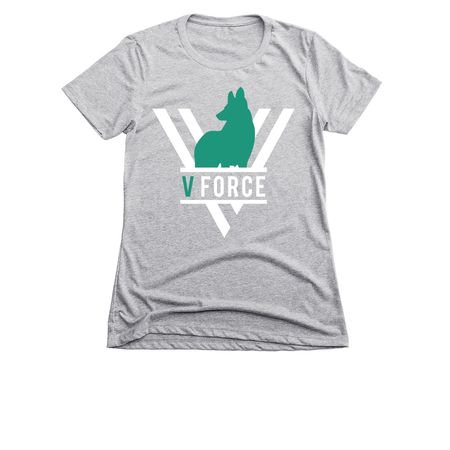 VForce Original Version Scent Commandments, a Dark Heather Grey Women's Slim Fit Tee