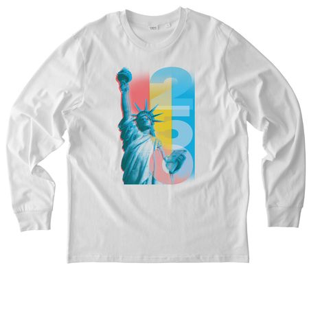 Built By Us Powered By Us Shirt, a White Stanley/Stella Unisex Creator 2.0 Long Sleeve Tee