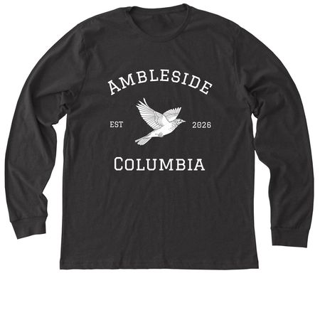 Ambleside Columbia Est 2026, a Dark Grey Heather Premium Long Sleeve Tee