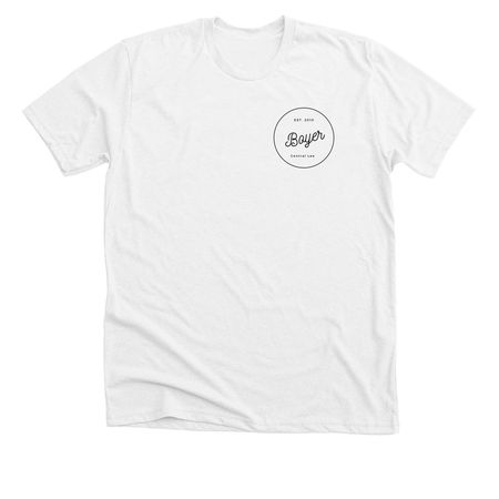 Gym Shirt, a Solid White Blend Premium Unisex Tee