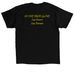 Welker Warriors: No One Stands Alone, a Black Classic Unisex Tee (back-view)
