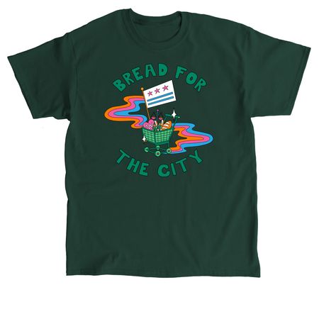 Bread for the City x Trap Bob, a Forest Green Classic Unisex Tee