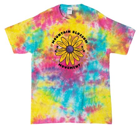 Mountain Blossom Tops&nbsp;?, a Jeweltone Colorburst Crystal Tie Dye Tee