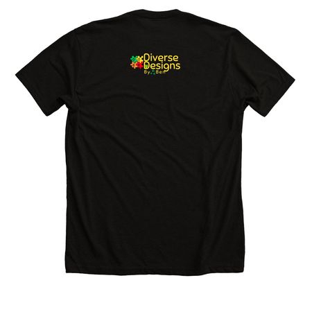 Humpty Dumpty Had a Great Fall!&nbsp;, a Solid Black Blend Premium Unisex Tee (back-view)