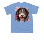 Ocoee River Doodles, Summer Vibes, a Carolina Blue Youth Unisex Tee (back-view)