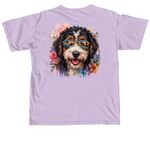Ocoee River Doodles, Summer Vibes, a Orchid Comfort Colors Unisex Tee (back-view)