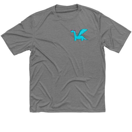 Firing Up!, a Grey Concrete Heather Classic Performance Tee