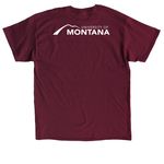 NEW! Official UMZM Apparel, a Maroon Classic Unisex Tee (back-view)