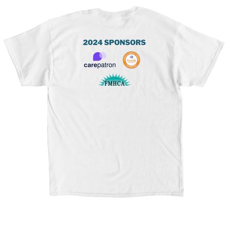 2026 GRC Fund Run, a White Classic Unisex Tee (back-view)