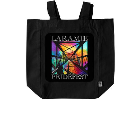 Tote Bag | 2022 | Rainbow Footbridge, a Black Recycled Cotton Tote Bag