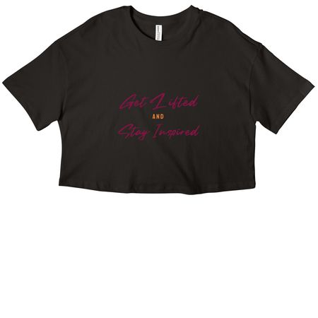 Hokie Inspired&nbsp;, a Black Women?s Cropped Cotton Tee