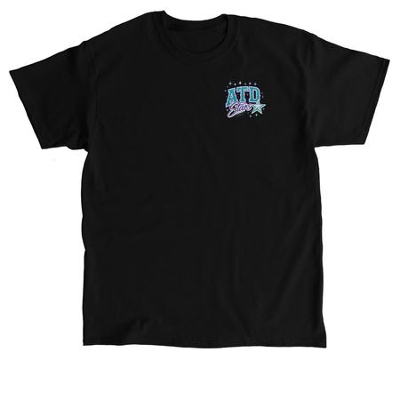 STARS MOM TEE, a Black Classic Unisex Tee