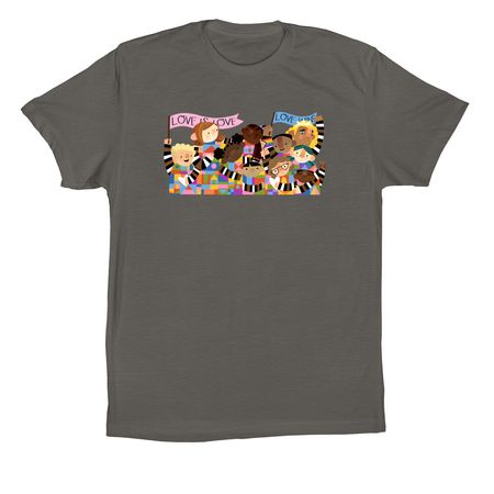PRIDE 2026, a Asphalt Premium Cotton Tee