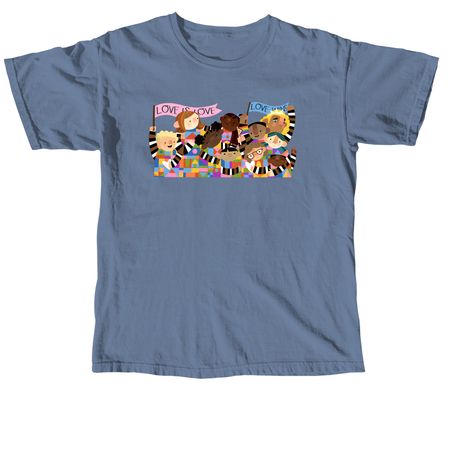 PRIDE 2026, a Blue Jean Comfort Colors Unisex Tee
