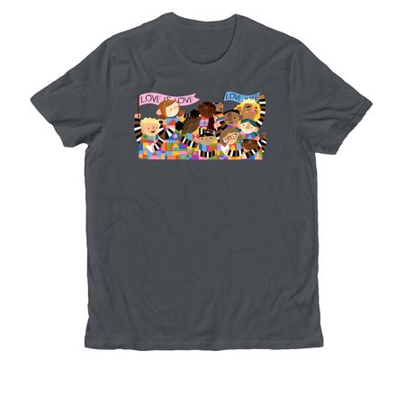 PRIDE 2026, a Terrain Grey Allmade Organic Cotton Unisex Tee