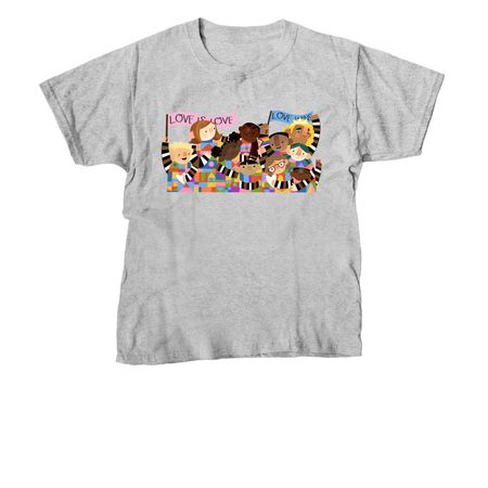 PRIDE 2026, a Sport Grey Youth Unisex Tee