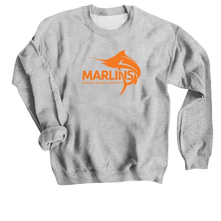 Margaret Maddox Marlins, a Sport Grey Crewneck Sweatshirt